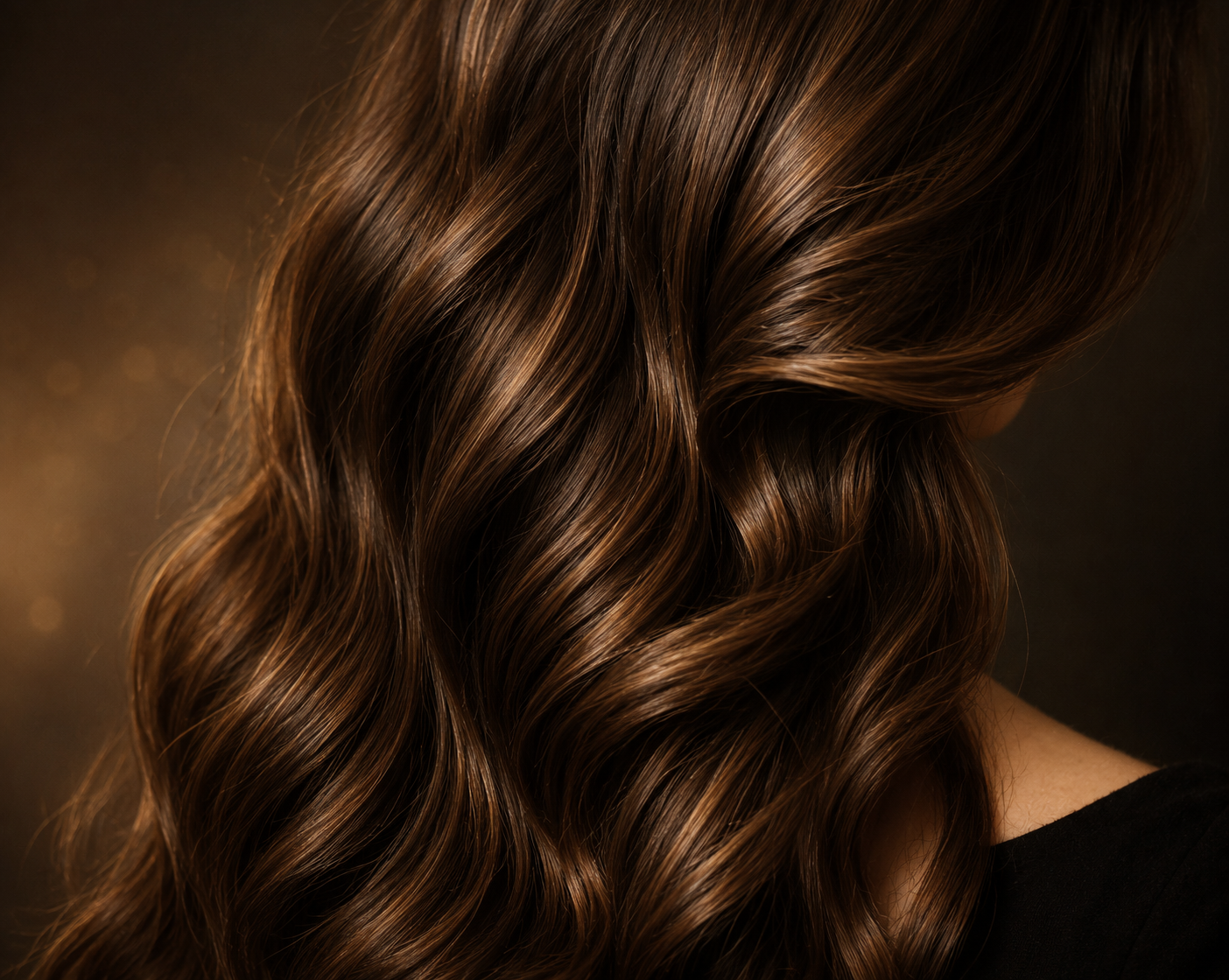 Healthy-looking glossy hair