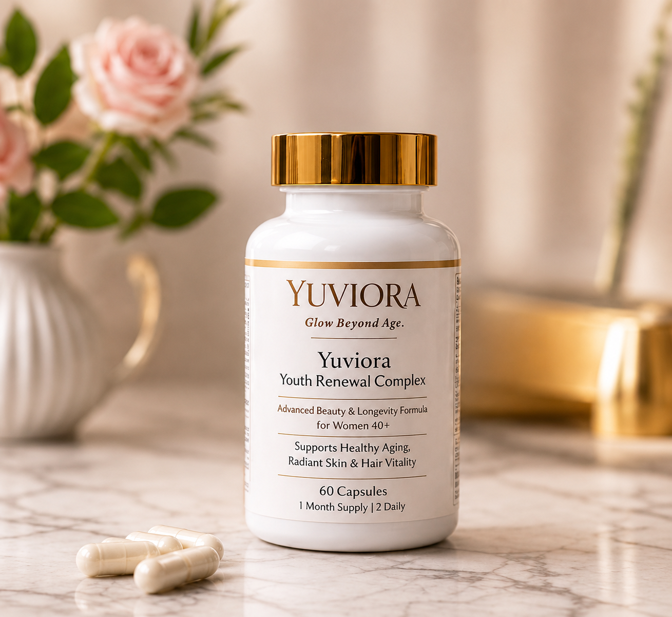 Yuviora Beauty + Vitality Formula™ | For Women 40+